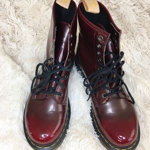 Burgundy Doc Martins Modern Classics